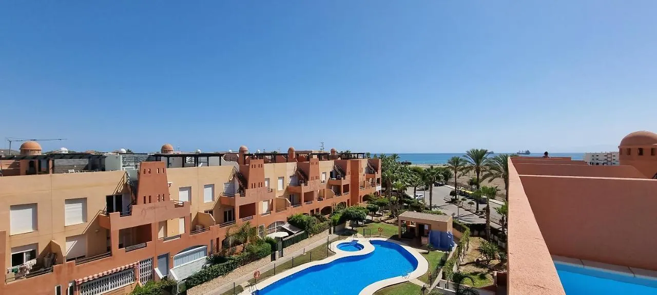 Homes Of Spain, Apartamentos Paraiso Vera Playa, Ed Tahiti, Atico F De 2 Dormitorios Con Piscina Privada En Solarium Y Barbacoa, Pie De Playa