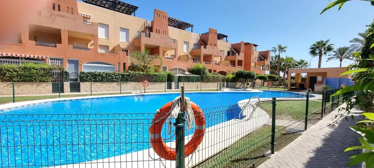Homes Of Spain, Apartamentos Paraiso Vera Playa, Ed Tahiti, Atico F De 2 Dormitorios Con Piscina Privada En Solarium Y Barbacoa, Pie De Playa 0*,  Spanien