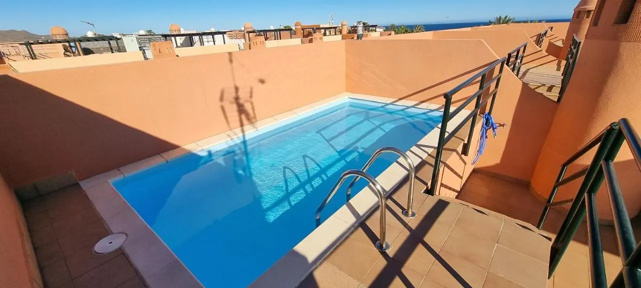 Homes Of Spain, Apartamentos Paraiso Vera Playa, Ed Tahiti, Atico F De 2 Dormitorios Con Piscina Privada En Solarium Y Barbacoa, Pie De Playa