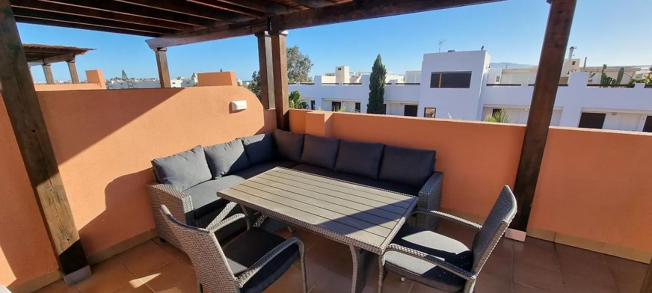 Homes Of Spain, Apartamentos Paraiso Vera Playa, Ed Tahiti, Atico F De 2 Dormitorios Con Piscina Privada En Solarium Y Barbacoa, Pie De Playa Lägenhet