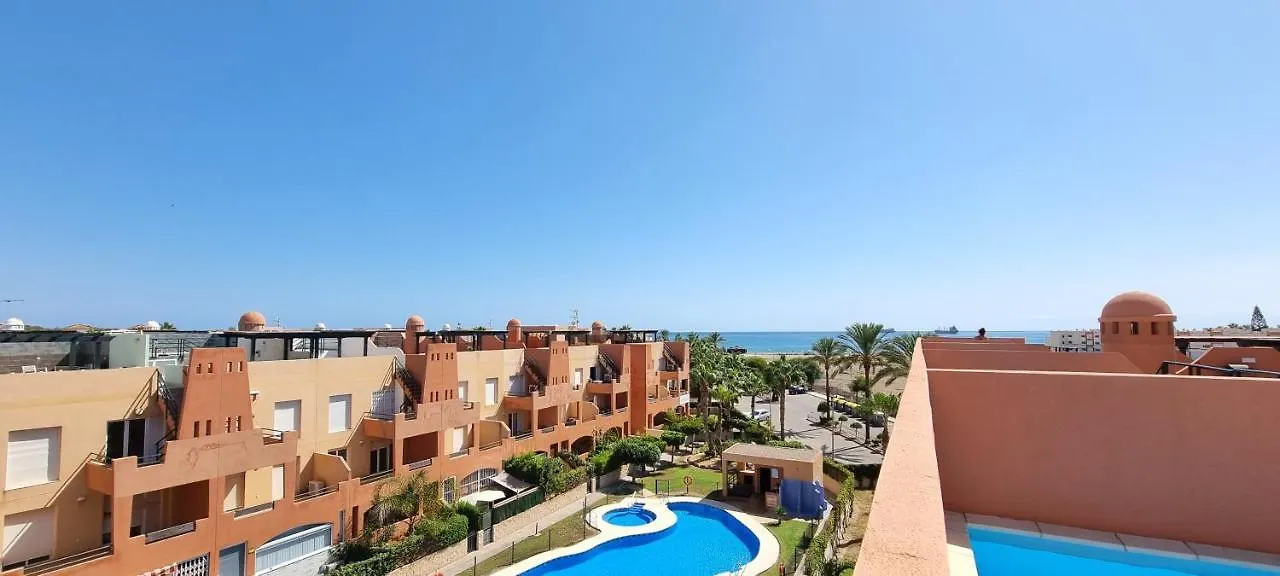 Lägenhet Homes Of Spain, Apartamentos Paraiso Vera Playa, Ed Tahiti, Atico F De 2 Dormitorios Con Piscina Privada En Solarium Y Barbacoa, Pie De Playa